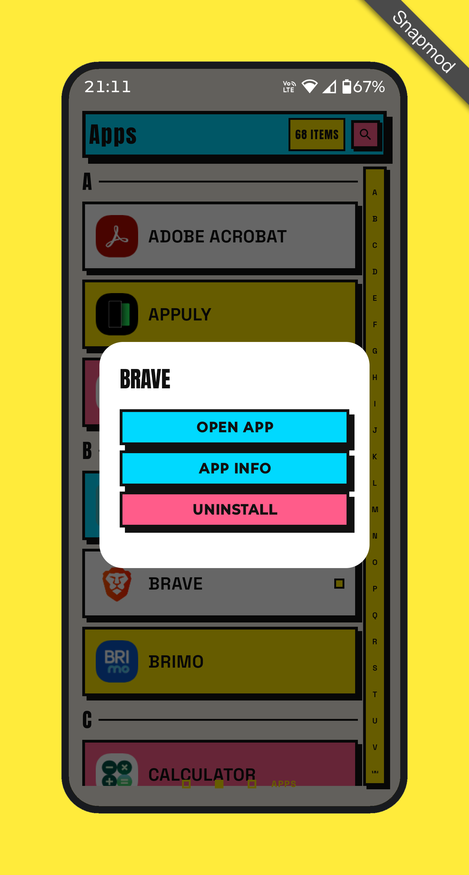 NB Launcher more customization settings